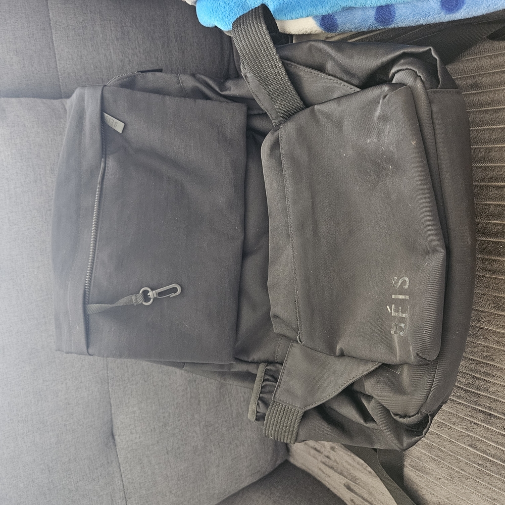 Black Diaper Backpack